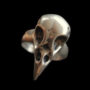 🚨 HP Baby Bird Crow Talon Ring Antique Silver 7 8